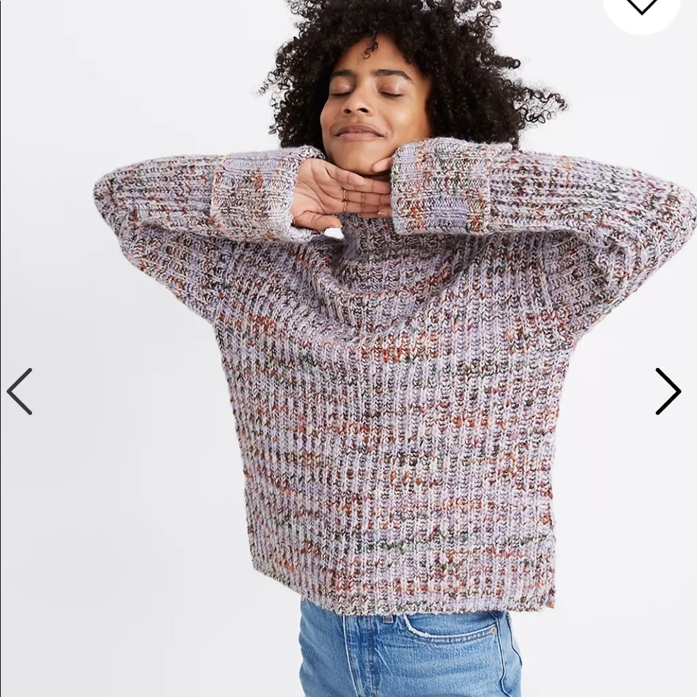 MADEWELL rayner mock neck sweater